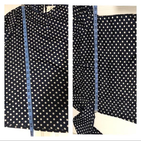 Polka dots Long Sleeves Blouse - Picture 5 of 6